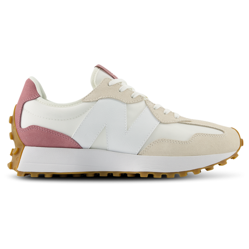 Shop New Balance Womens  327 In White/pink/beige