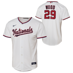 Boys' Grade School - Nike MLB Nationals Kids Home Jersey - White