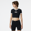 New Balance Coco Fit Ringer T-Shirt - Women's Black/Black