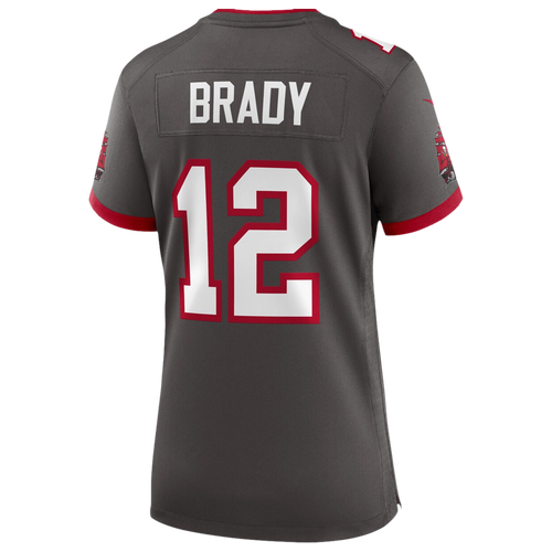 

Nike Womens Tom Brady Nike Buccaneers Game Player Jersey - Womens Pewter Size S