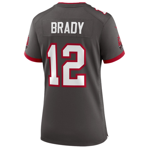 

Nike Womens Tom Brady Nike Buccaneers Game Player Jersey - Womens Pewter Size XL