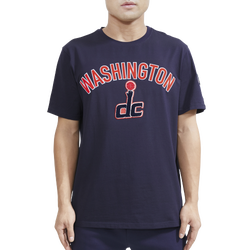 Men's - Pro Standard Wizards Stacked Logo Pro Team T-Shirt - Navy/Navy