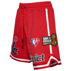Men's - Pro Standard Wizards NBA Team Logo Pro Shorts - Red/Red