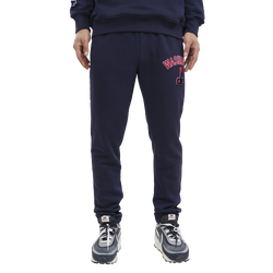 Men's - Pro Standard Wizards Stacked Logo Hoodie - Navy/Navy