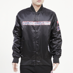 Men's - Pro Standard Wizards Satin Jacket - Black/Black