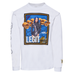 Men's - WaleMania Sasha Banks Legit Longsleeve T-Shirt - White/White