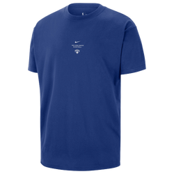 Men's - Nike Knicks Practice Short Sleeve T-Shirt - Blue