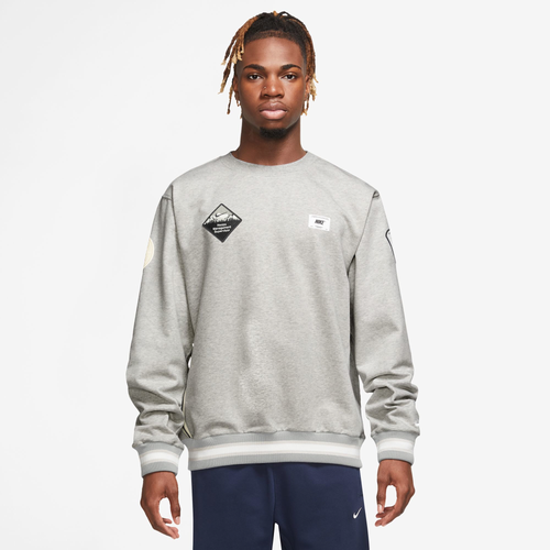

Nike Mens Nike Standard Issue Crew - Mens Grey/White Size M