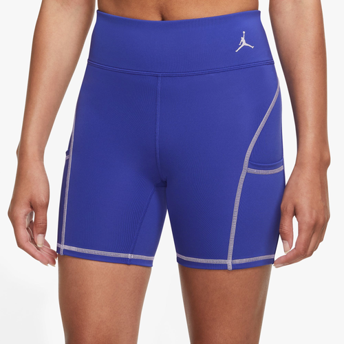

Jordan Womens Jordan Leg Shorts - Womens Lapis/Barely Grape Size L