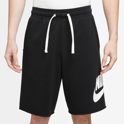 

Nike Mens Nike Club Alumni Shorts - Mens Black/White Size S