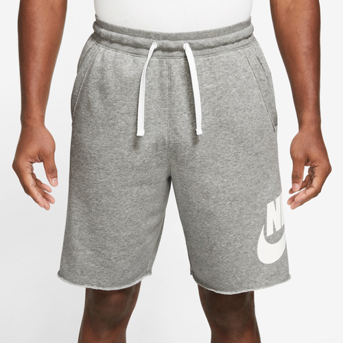 

Nike Mens Nike Club Alumni Shorts - Mens White/Grey Size XS