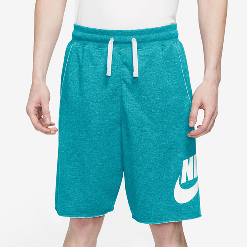 

Nike Mens Nike Club Alumni Shorts - Mens Green/White Size S