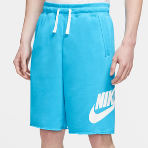 NA-C42 (Nike club alumni mens french terry shorts dark grey