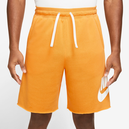 Nike Mens  Club Alumni Shorts In Yellow/white