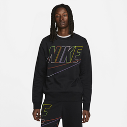 Men's - Nike Club Crew - Black/Black