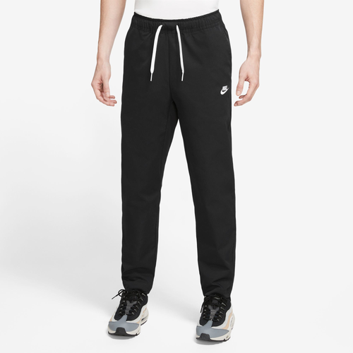 

Nike Woven Taper Leg Pants - Mens White/Black Size S