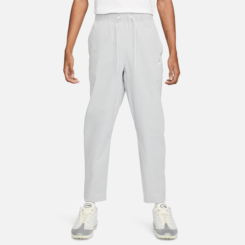 

Nike Woven Taper Leg Pants - Mens Grey/White Size L