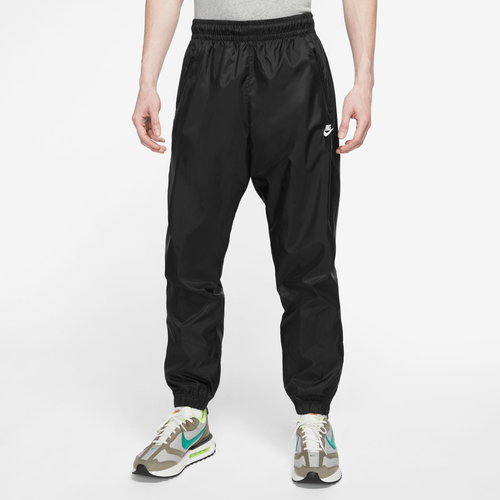

Nike Mens Nike Windrunner Woven Lined Pants - Mens White/Black Size S