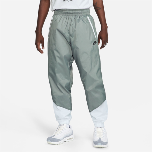 

Nike Mens Nike Windrunner Woven Lined Pants - Mens Black/Smoke /White Size S