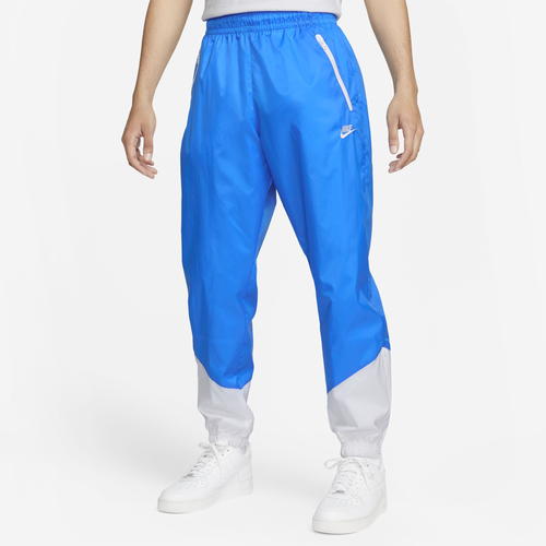 

Nike Mens Nike Windrunner Woven Lined Pants - Mens Photo Blue/White/White Size M