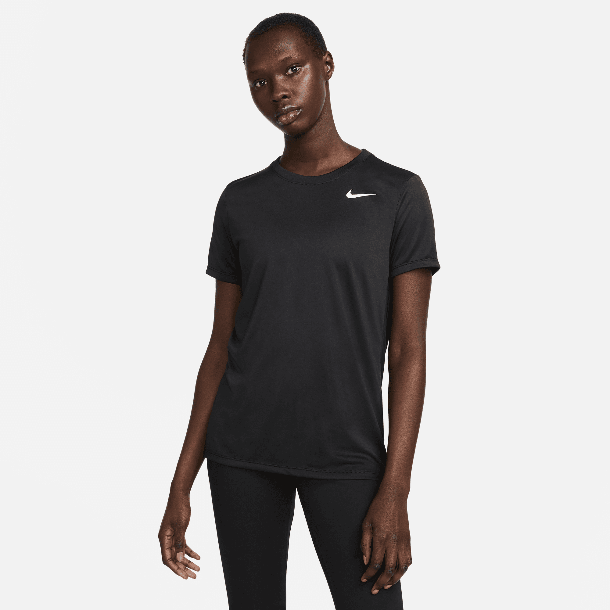 Nike One Dri-FIT Crew-Neck LBR Sweatshirt Women - black/white