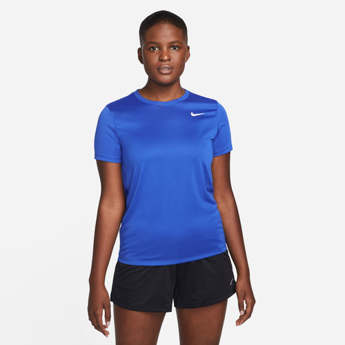 

Nike Womens Nike Dri-Fit Ragland LBR T-Shirt - Womens Ame Royal/White Size M