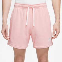 Men's - Nike Club Flow Shorts - Pink Bloom/White/White