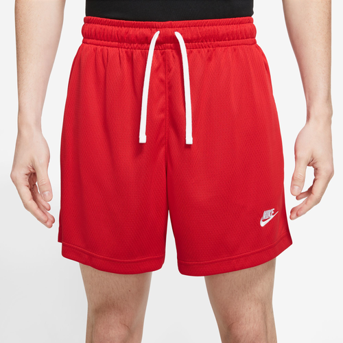 

Nike Mens Nike Club Mesh Flow Shorts - Mens University Red/White Size XL