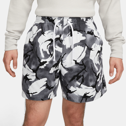 Men's - Nike Club Woven Shorts - Grey/White