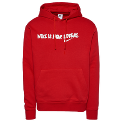 Men's - Nike Is For Lovers Hoodie - Red/White