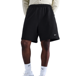 Men's - Nike SOLO Swoosh FT SHORT - Black/White
