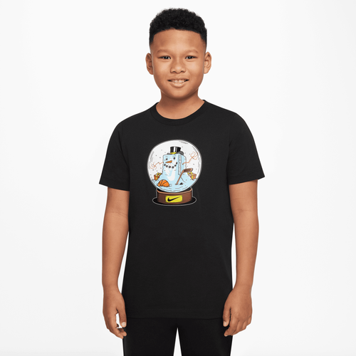 

Nike Boys Nike NSW Boxy T-Shirt - Boys' Grade School Black/White Size L