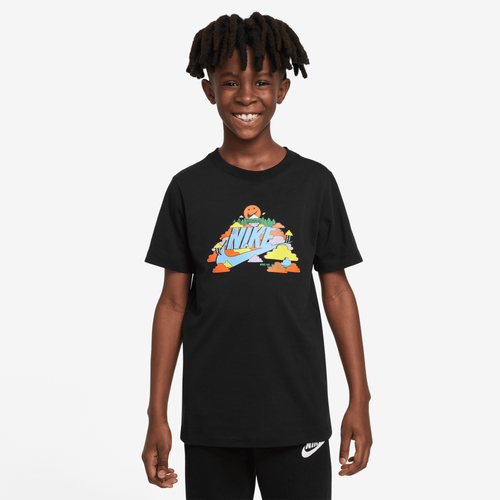 

Boys Nike Nike NSW Takedown 2 T-Shirt - Boys' Grade School Black Size S