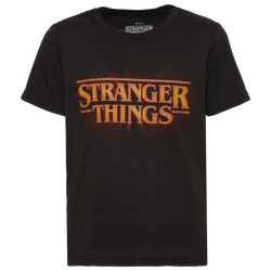 Boys' Grade School - Stranger Things Glowing Culture T-Shirt - Black/Black