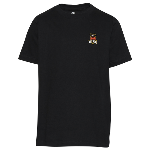 

Boys Nike Nike Short Sleeve Graphic T-Shirt - Boys' Grade School Black/White Size M