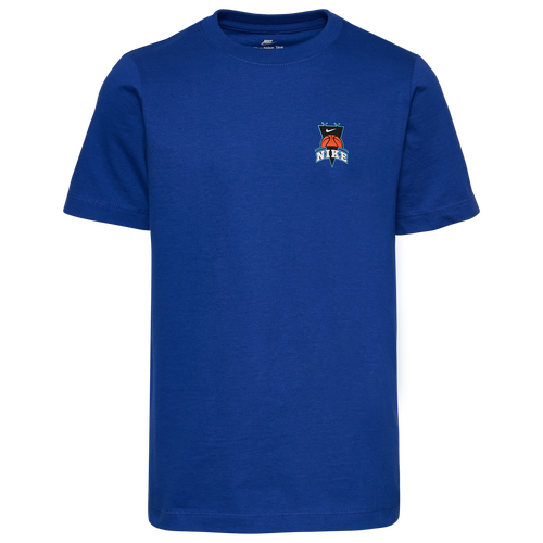 

Boys Nike Nike Short Sleeve Graphic T-Shirt - Boys' Grade School Old Royal/White Size XL