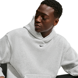 Men's - Nike Solo Basketball Pullover Concept Hoodie - Grey/Black