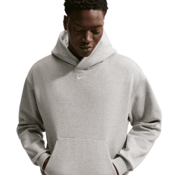 Men's - Nike Solo Basketball Pullover Concept Hoodie - Gray/White