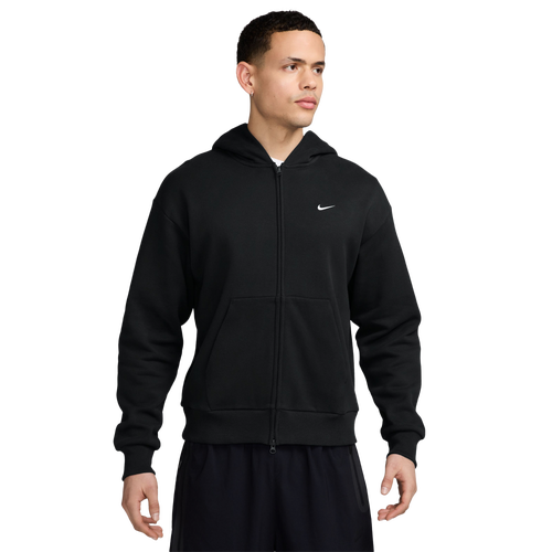 MENS - Nike Solo Basketball Full Zip Concept Hoodie - Black/Sail