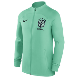 Men's - Nike Brazil National Team Strike Full-Zip Jacket - Green