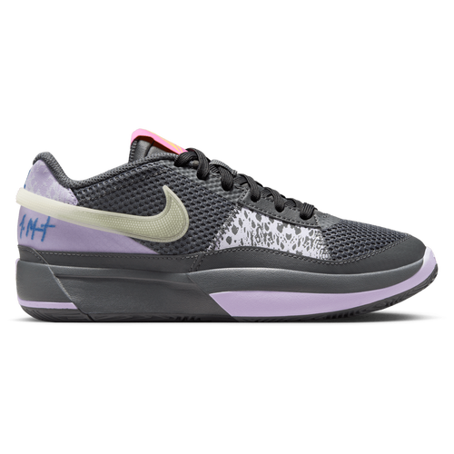 

Boys Nike Nike Ja Morant One - Boys' Grade School Basketball Shoe Grey/Green/Purple Size 03.5