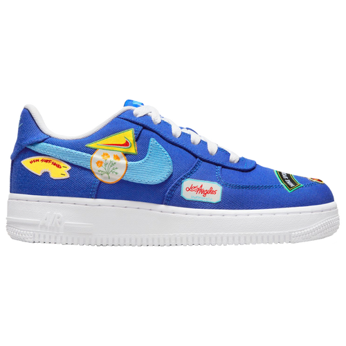 

Nike Boys Nike Air Force 1 PRM - Boys' Grade School Shoes Racer Blue/University Blue Size 06.0