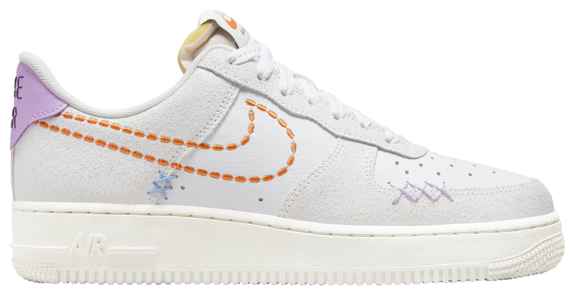 Nike Women's Air Force 1 '07 Shoes, White/Safety