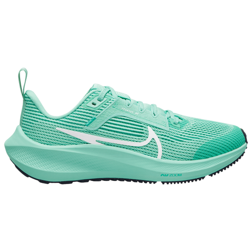 

Nike Boys Nike Air Zoom Pegasus 40 - Boys' Grade School Running Shoes Emerald Rise/White/Clear Jade Size 5.5