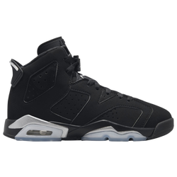 Boys' Grade School - Jordan Retro 6 - Black/Silver