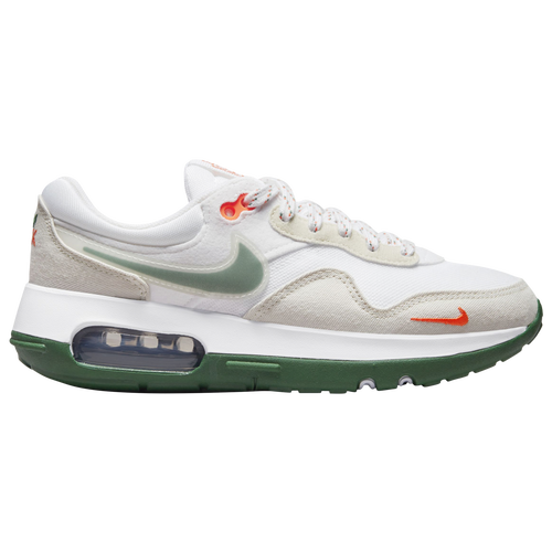 

Boys Nike Nike Air Max Motif - Boys' Grade School Shoe White/Gorge Green/Safety Orange Size 04.0