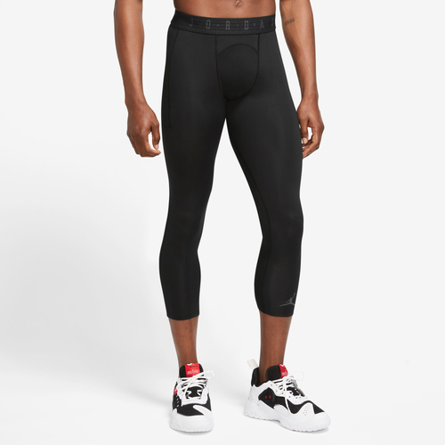 

Jordan Mens Jordan Dri-FIT Sport 3/4 Tight - Mens Black/Black/White Size L