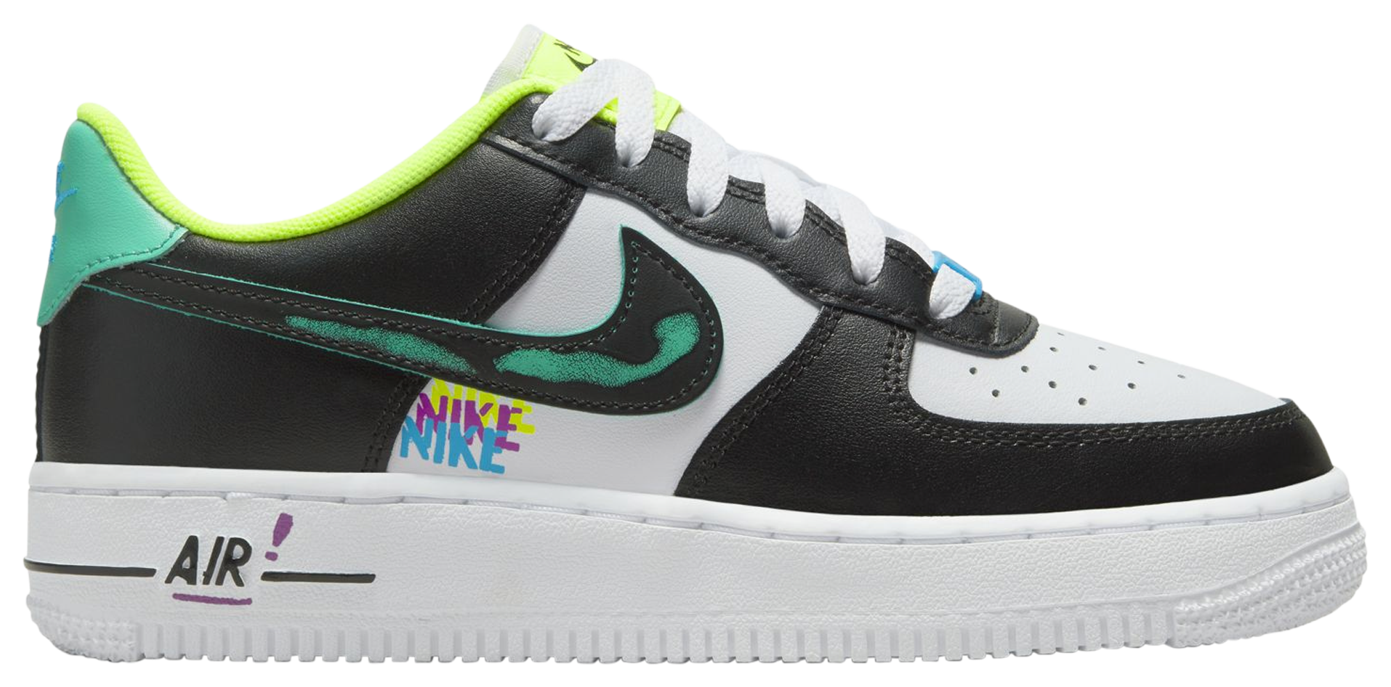 Nike Boys Air Force 1 Lv8 GS Basketball Shoes (5) 