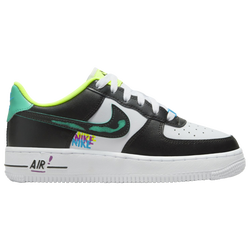 Boys' Grade School - Nike Air Force 1 LV8  - White/Black