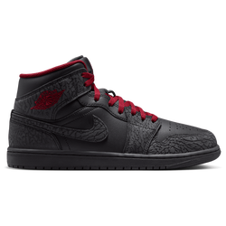 Men's - Jordan AJ 1 Mid SE - Tough Red/Black/Black